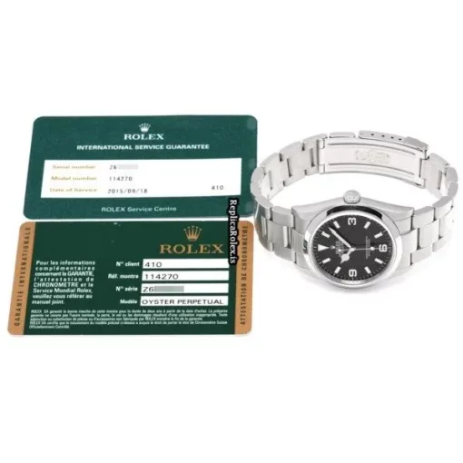 Incredible Fake Rolex Explorer 114270 Caliber 3130 Automatic Movement 36mm Steel Case Watch - Image 5