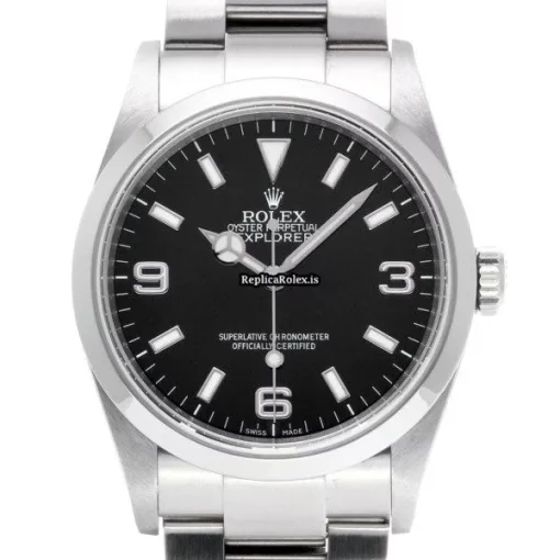 Incredible Fake Rolex Explorer 114270 Caliber 3130 Automatic Movement 36mm Steel Case Watch - Image 6