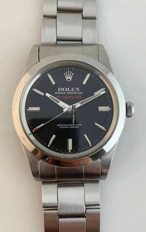 Fabulous Copy Rolex Milgauss 1019 Caliber 1580 Automatic Movement 38mm Steel Case Mens/unisex Watch