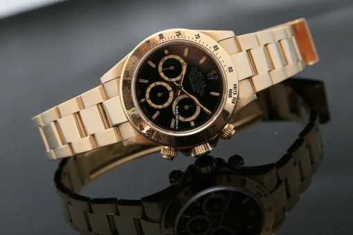 Recommend Copy Rolex Daytona 16528 Automatic Movement 40mm Yellow Gold Case Watch