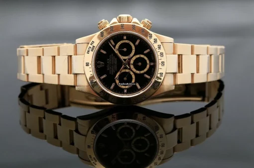 Recommend Copy Rolex Daytona 16528 Automatic Movement 40mm Yellow Gold Case Watch - Image 2