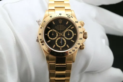 Recommend Copy Rolex Daytona 16528 Automatic Movement 40mm Yellow Gold Case Watch - Image 4