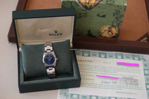Excellent Copy Rolex Oyster Perpetual 31 67480 Automatic Movement 31mm Steel Case Womens Watch - Image 8