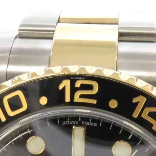 Design Replicas Rolex Gmt-master II 116713ln Caliber 3186 Automatic Movement 40mm Gold/steel Case Mens/unisex Watch - Image 8