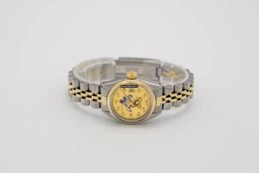 Appealing Clone Rolex Lady-datejust 6917 Caliber 2030 Automatic Movement 26mm Gold/steel Case Womens Watch - Image 3