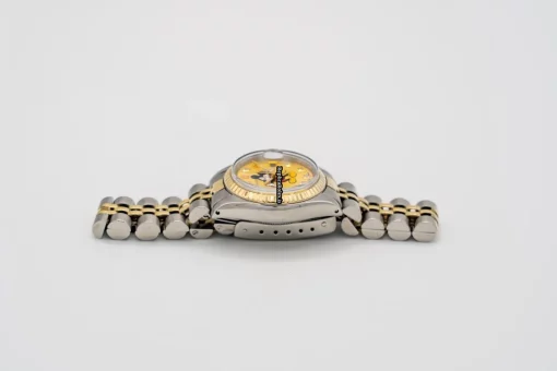 Appealing Clone Rolex Lady-datejust 6917 Caliber 2030 Automatic Movement 26mm Gold/steel Case Womens Watch - Image 7
