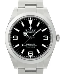 Popular Knockoff Rolex Explorer 214270 Caliber 3132 Automatic Movement 39mm Steel Case Watch