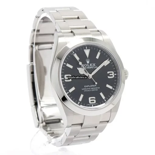 Popular Knockoff Rolex Explorer 214270 Caliber 3132 Automatic Movement 39mm Steel Case Watch - Image 6