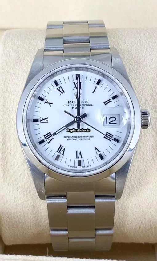 Cheap Copy Rolex Oyster Perpetual Date 15200 Caliber 3135 Automatic Movement 34mm Steel Case Mens/unisex Watch - Image 2