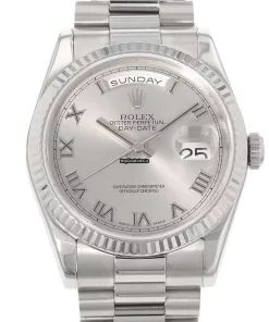 Luxury Clone Rolex Day-date 36 118239 Caliber 3155 Automatic Movement 36mm White Gold Case Mens/unisex Watch