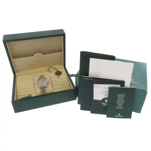 Luxury Clone Rolex Day-date 36 118239 Caliber 3155 Automatic Movement 36mm White Gold Case Mens/unisex Watch - Image 11