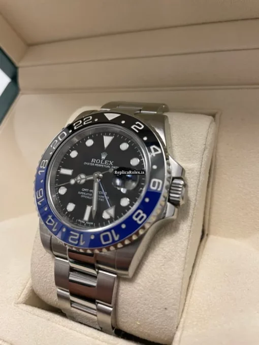 Quality Replica Rolex Gmt-master II 116710blnr Caliber 3186 Automatic Movement 40mm Steel Case Mens/unisex Watch - Image 4