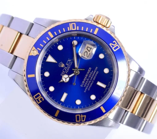 Wonderful Replica Rolex Submariner Date 16613 Automatic Movement 40mm Gold/steel Case Mens/unisex Watch - Image 2