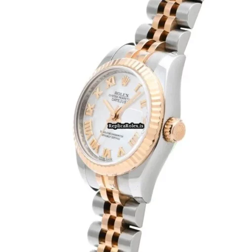 Ideal Replica Rolex Lady-datejust 179171nr Automatic Movement 26mm Steel Case Womens Watch - Image 2