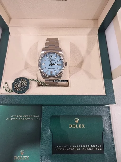 Distinctive Fake Rolex Oyster Perpetual 124300-0006 Caliber 3230 Automatic Movement 41mm Steel Case Mens/unisex Watch - Image 2