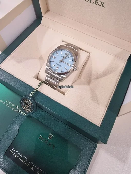 Distinctive Fake Rolex Oyster Perpetual 124300-0006 Caliber 3230 Automatic Movement 41mm Steel Case Mens/unisex Watch - Image 3