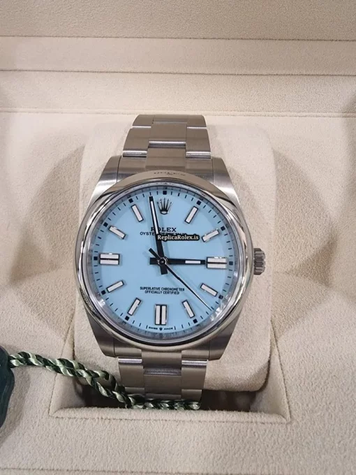 Distinctive Fake Rolex Oyster Perpetual 124300-0006 Caliber 3230 Automatic Movement 41mm Steel Case Mens/unisex Watch - Image 7