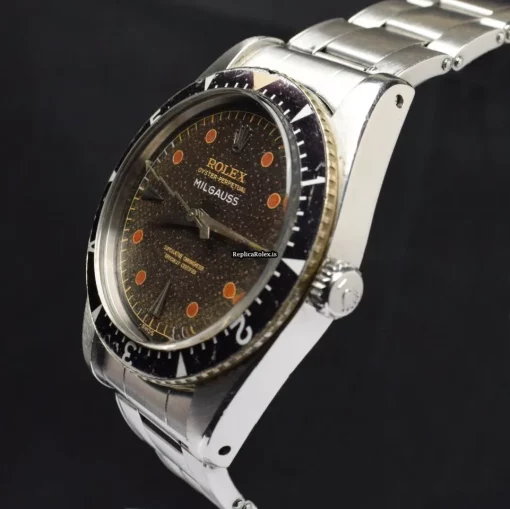 Affordable Fake Rolex Milgauss 6541 Automatic Movement Steel Case Mens/unisex Watch - Image 3