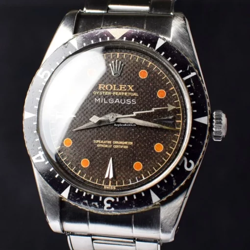 Affordable Fake Rolex Milgauss 6541 Automatic Movement Steel Case Mens/unisex Watch - Image 4