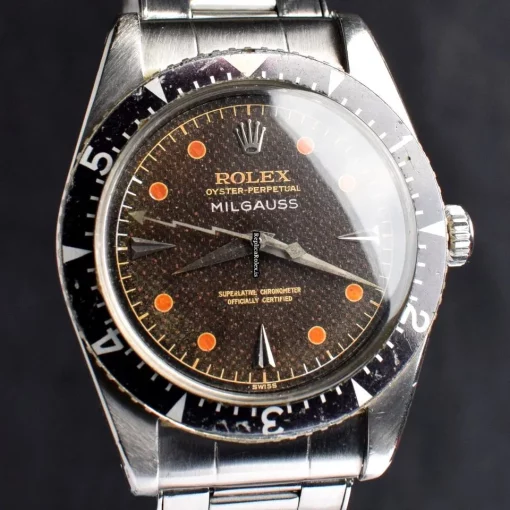 Affordable Fake Rolex Milgauss 6541 Automatic Movement Steel Case Mens/unisex Watch - Image 6