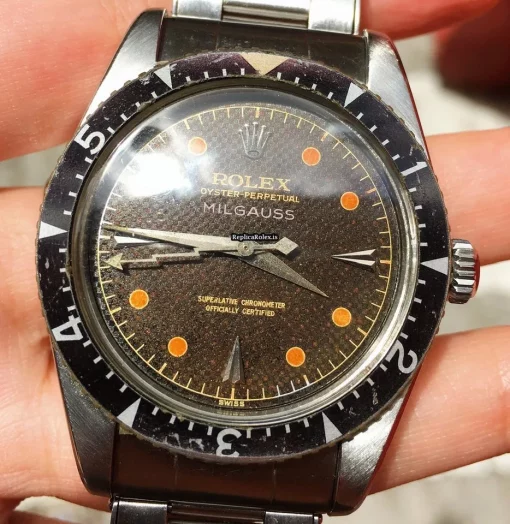 Affordable Fake Rolex Milgauss 6541 Automatic Movement Steel Case Mens/unisex Watch - Image 7