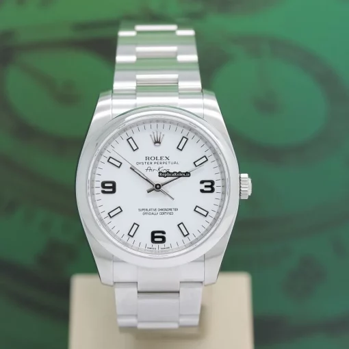 Good Replica Rolex Air King 114200 Caliber 3130 Automatic Movement 34mm Steel Case Mens/unisex Watch - Image 3
