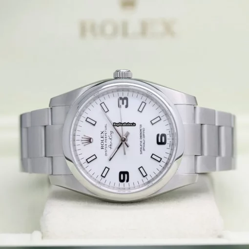 Good Replica Rolex Air King 114200 Caliber 3130 Automatic Movement 34mm Steel Case Mens/unisex Watch - Image 5