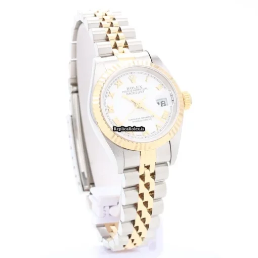 Luxury Copy Rolex Lady-datejust 79173 Caliber 2235 Automatic Movement 26mm Gold/steel Case Womens Watch - Image 8