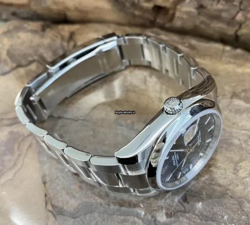 Popular Replica Rolex Oyster Perpetual Date 115200 Automatic Movement 34mm Steel Case Watch - Image 3