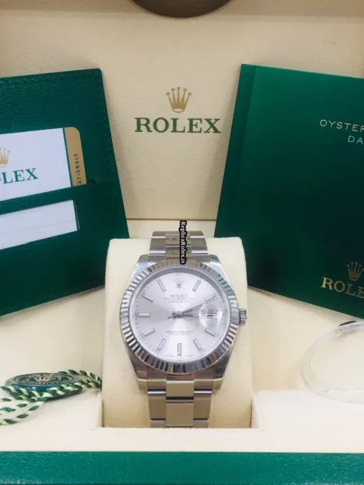 Swiss Replica Rolex Datejust 126334 Caliber 3235 Automatic Movement 41mm Steel Case Mens/unisex Watch - Image 10
