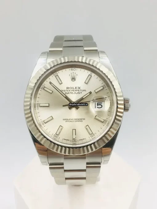 Swiss Replica Rolex Datejust 126334 Caliber 3235 Automatic Movement 41mm Steel Case Mens/unisex Watch - Image 2