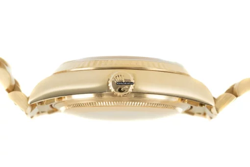 Amazing Replicas Rolex Day-date 36 18038 Caliber 3055 Automatic Movement 36mm Yellow Gold Case Mens/unisex Watch - Image 10