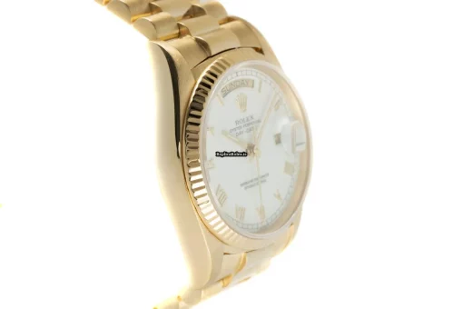Amazing Replicas Rolex Day-date 36 18038 Caliber 3055 Automatic Movement 36mm Yellow Gold Case Mens/unisex Watch - Image 6