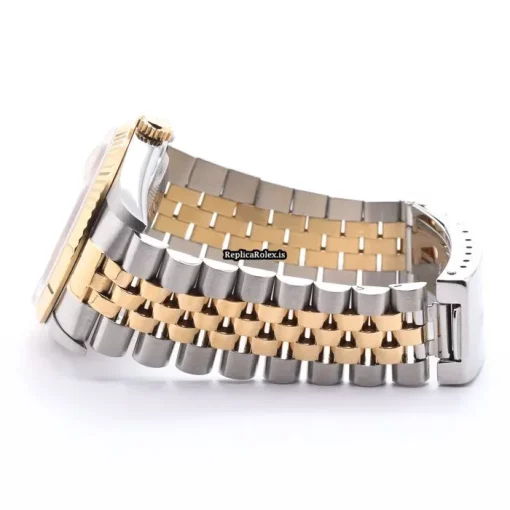 Quality Fake Rolex Datejust 16233 Automatic Movement 36mm Gold/steel Case Mens/unisex Watch - Image 4