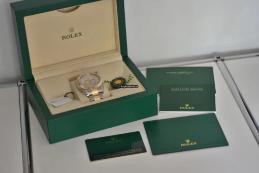 Excellent Replica Rolex Sky-dweller 326933 Automatic Movement 42mm Gold/steel Case Mens/unisex Watch - Image 9