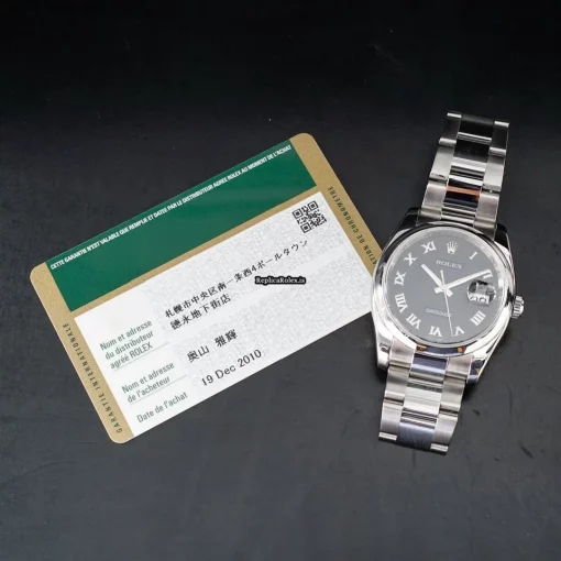 Well Made Replica Rolex Datejust 116200 Caliber 3135 Automatic Movement 36mm Steel Case Mens/unisex Watch - Image 12
