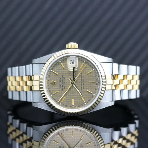 Incredible Replica Rolex Lady-datejust 68273 Caliber 2135 Automatic Movement 31x37mm Gold/steel Case Mens/unisex Watch - Image 2