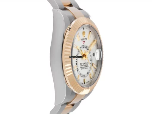 Incredible Fake Rolex Sky-dweller 326933 Caliber 9001 Automatic Movement 42mm Steel Case Mens/unisex Watch - Image 3