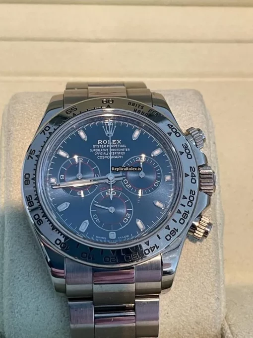 Awesome Replica Rolex Daytona 116509 Caliber 4130 Automatic Movement 40mm White Gold Case Mens/unisex Watch