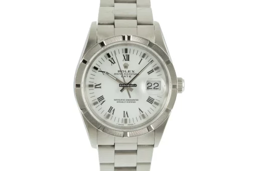 Pleasing Replica Rolex Oyster Perpetual Date 15210 Caliber 3135 Automatic Movement 34mm Steel Case Mens/unisex Watch - Image 7