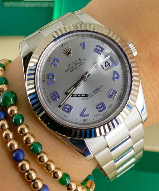Well Made Replica Rolex Datejust II 116334 Caliber 3136 Automatic Movement 41mm Steel Case Mens/unisex Watch - Image 2