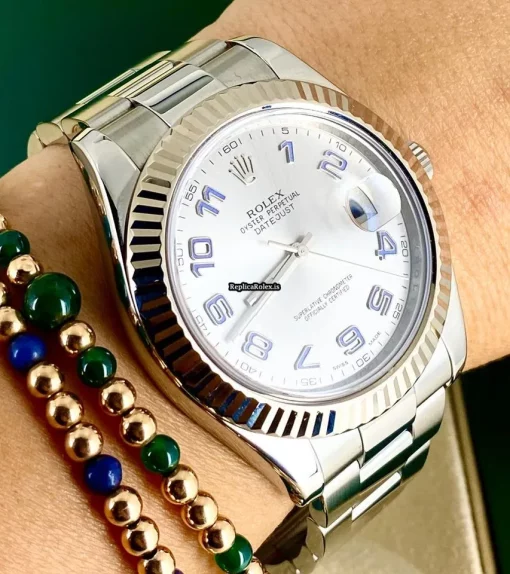 Well Made Replica Rolex Datejust II 116334 Caliber 3136 Automatic Movement 41mm Steel Case Mens/unisex Watch - Image 3