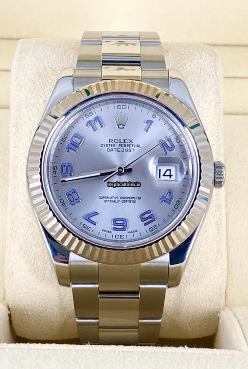 Well Made Replica Rolex Datejust II 116334 Caliber 3136 Automatic Movement 41mm Steel Case Mens/unisex Watch - Image 5