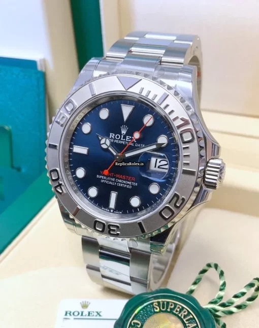 Great Imitation Rolex Yacht-master 40 126622 Caliber 3235 Automatic Movement 40mm Platinum Case Mens/unisex Watch - Image 3
