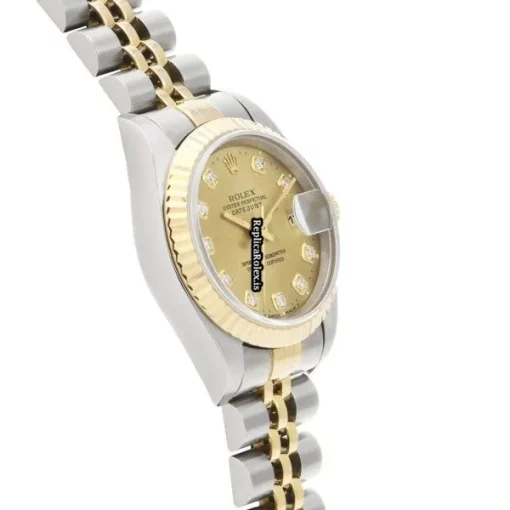 Well Made Replica Rolex Lady-datejust 69173g Automatic Movement 26mm Steel Case Womens Watch - Image 3