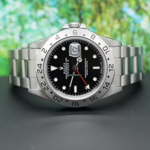Cheap Fake Rolex Explorer II 16570 Caliber 3185 Automatic Movement 40x44mm Steel Case Mens/unisex Watch