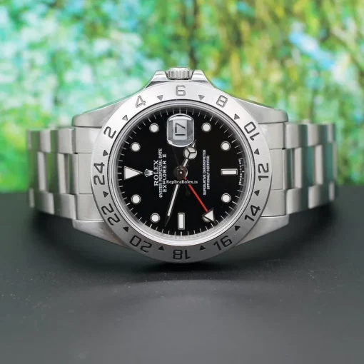 Cheap Fake Rolex Explorer II 16570 Caliber 3185 Automatic Movement 40x44mm Steel Case Mens/unisex Watch - Image 2