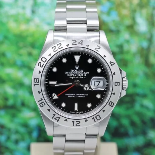 Cheap Fake Rolex Explorer II 16570 Caliber 3185 Automatic Movement 40x44mm Steel Case Mens/unisex Watch - Image 3