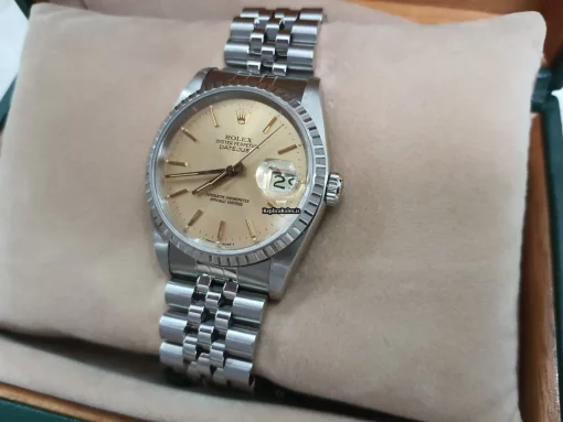 Cheap Copy Rolex Datejust 16220 Caliber 3135 Automatic Movement 36mm Steel Case Mens/unisex Watch - Image 4