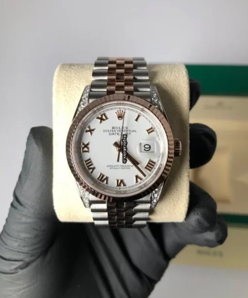 Cheap Replica Rolex Datejust 126231 Caliber 3235 Automatic Movement 36mm Gold/steel Case Mens/unisex Watch - Image 2